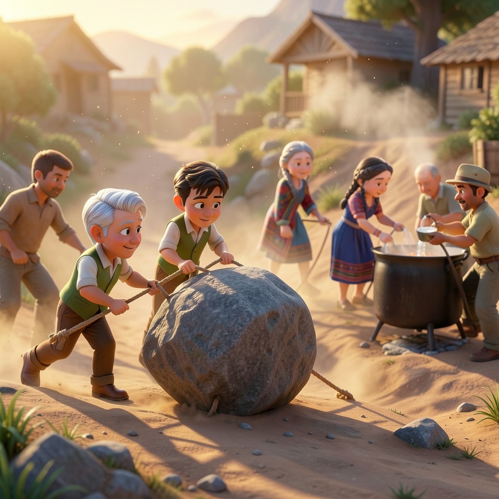 El Eco de las Piedras: La Epopeya de los Abuelos en el Valle de la Esperanza - ilustración 1