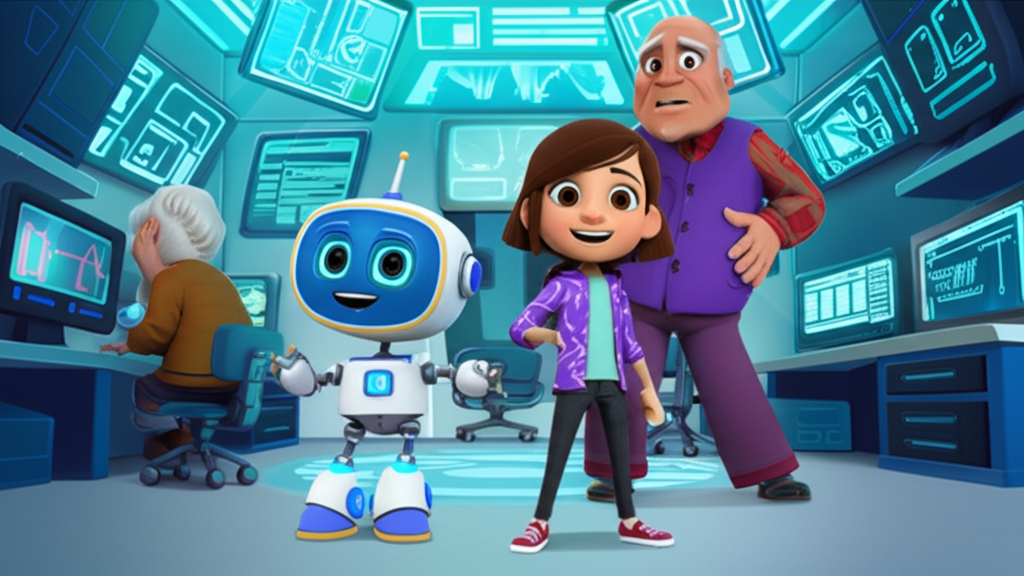 ¡La Aventura Logística de Lila y el Robot Logi!