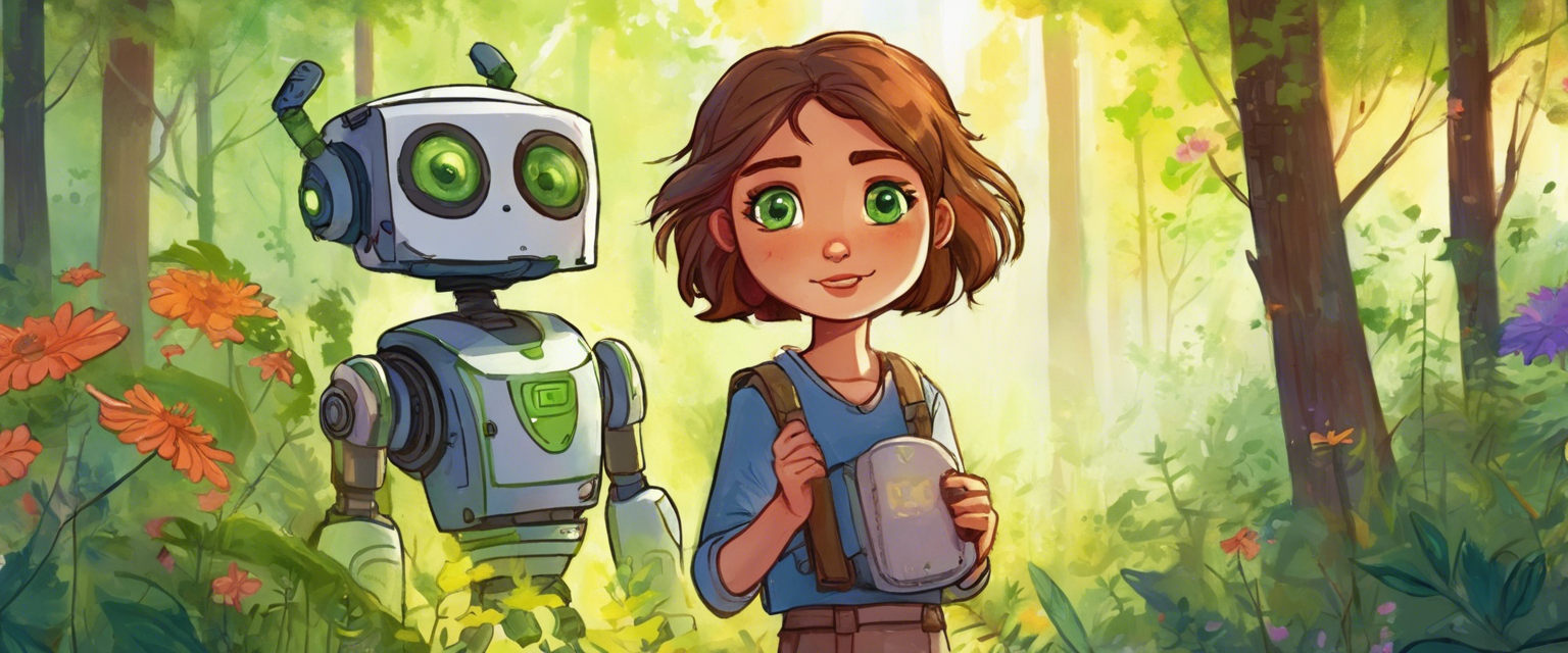 Angela y el Robot Guardián del Medio Ambiente