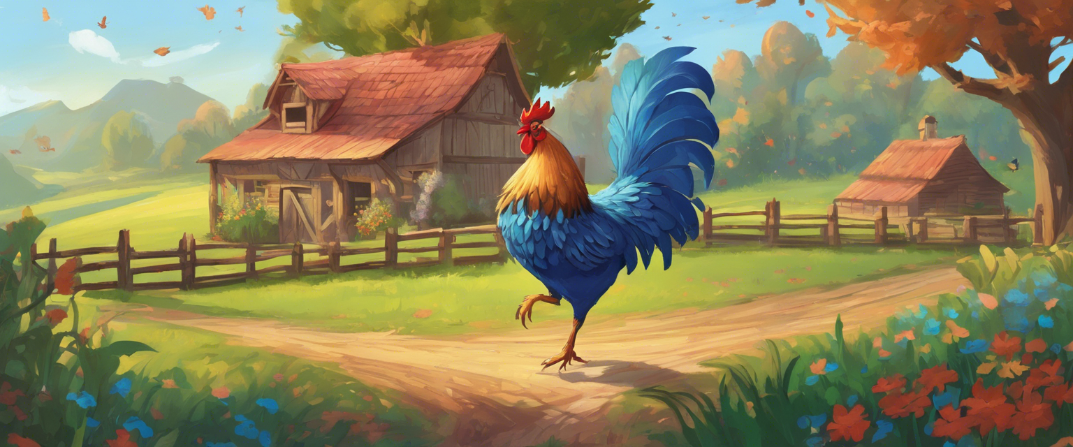 La Pequeña Gallina Azul y el Sueño de Bailar