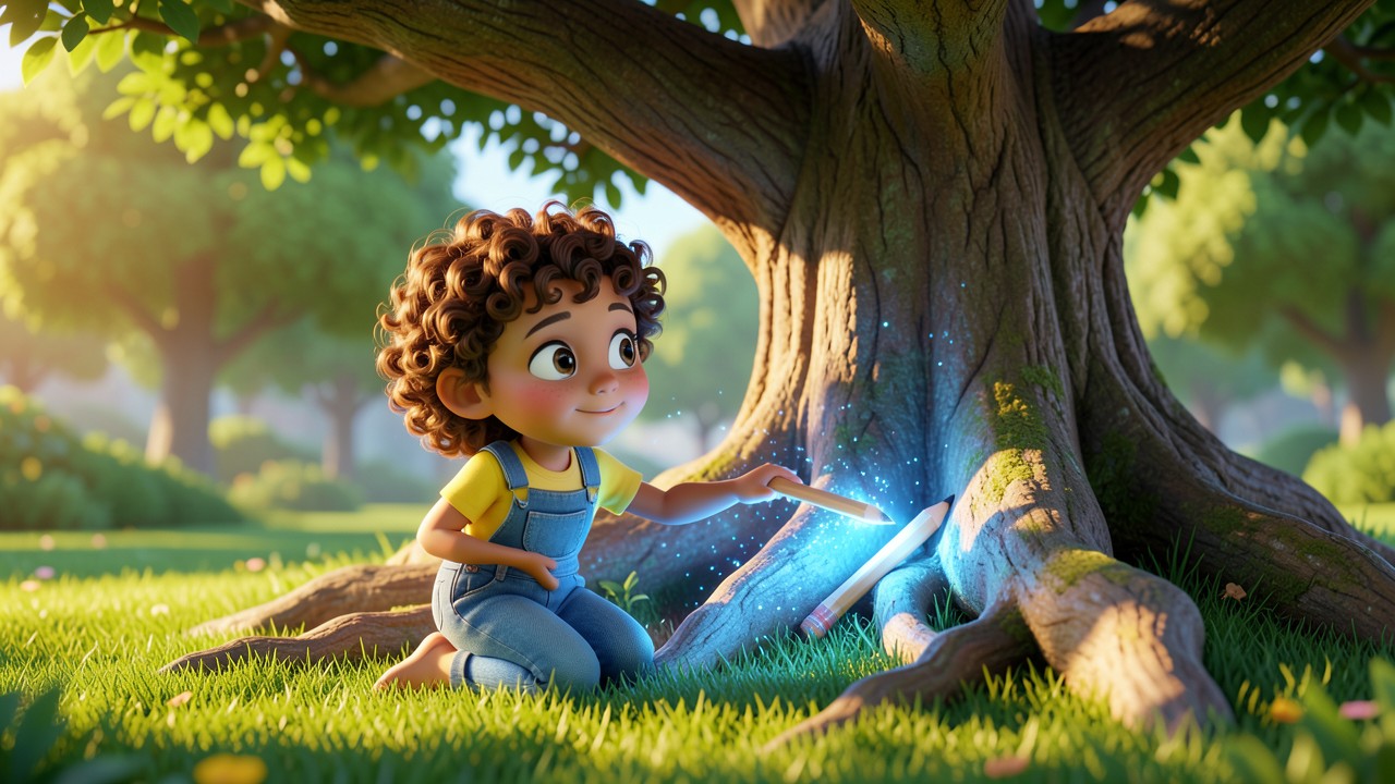 Lucía y el Lápiz de la Verdad Brillante