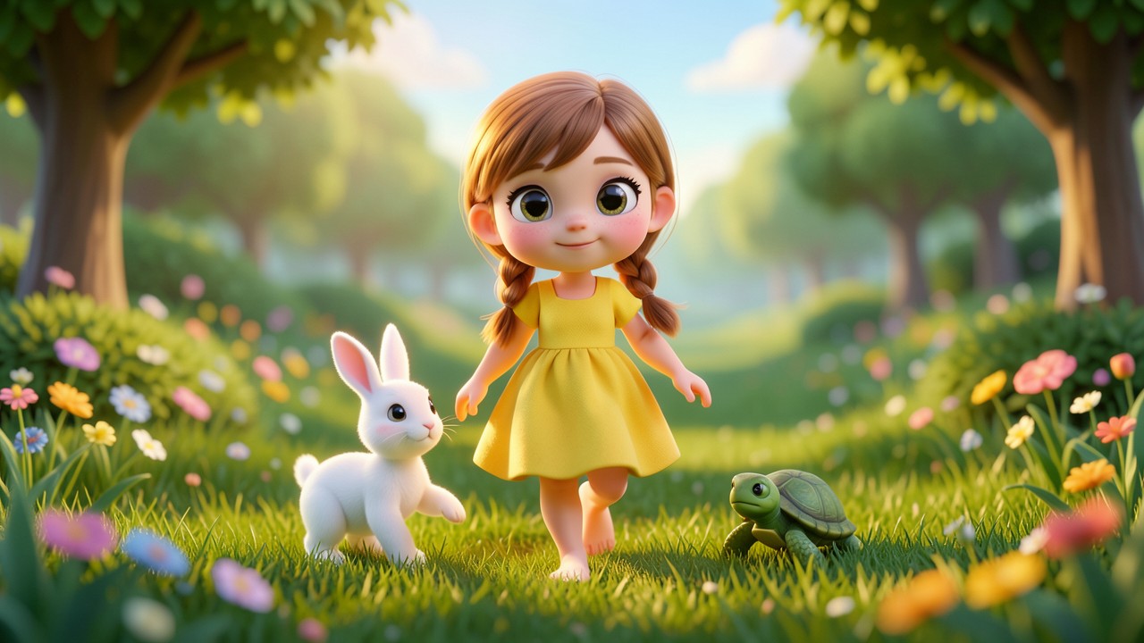 Luna y el Secreto del Jardín Mágico