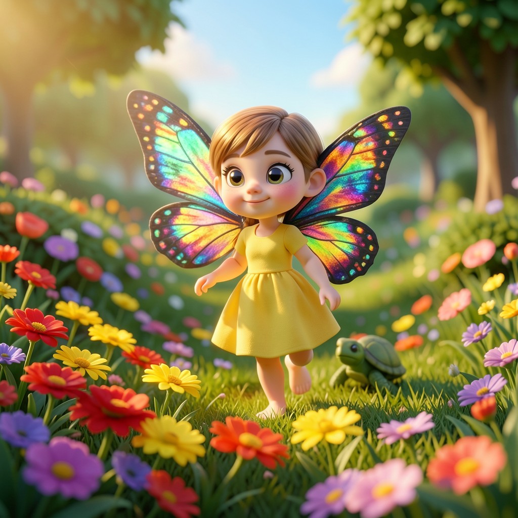 Luna y el Secreto del Jardín Mágico - ilustración 1