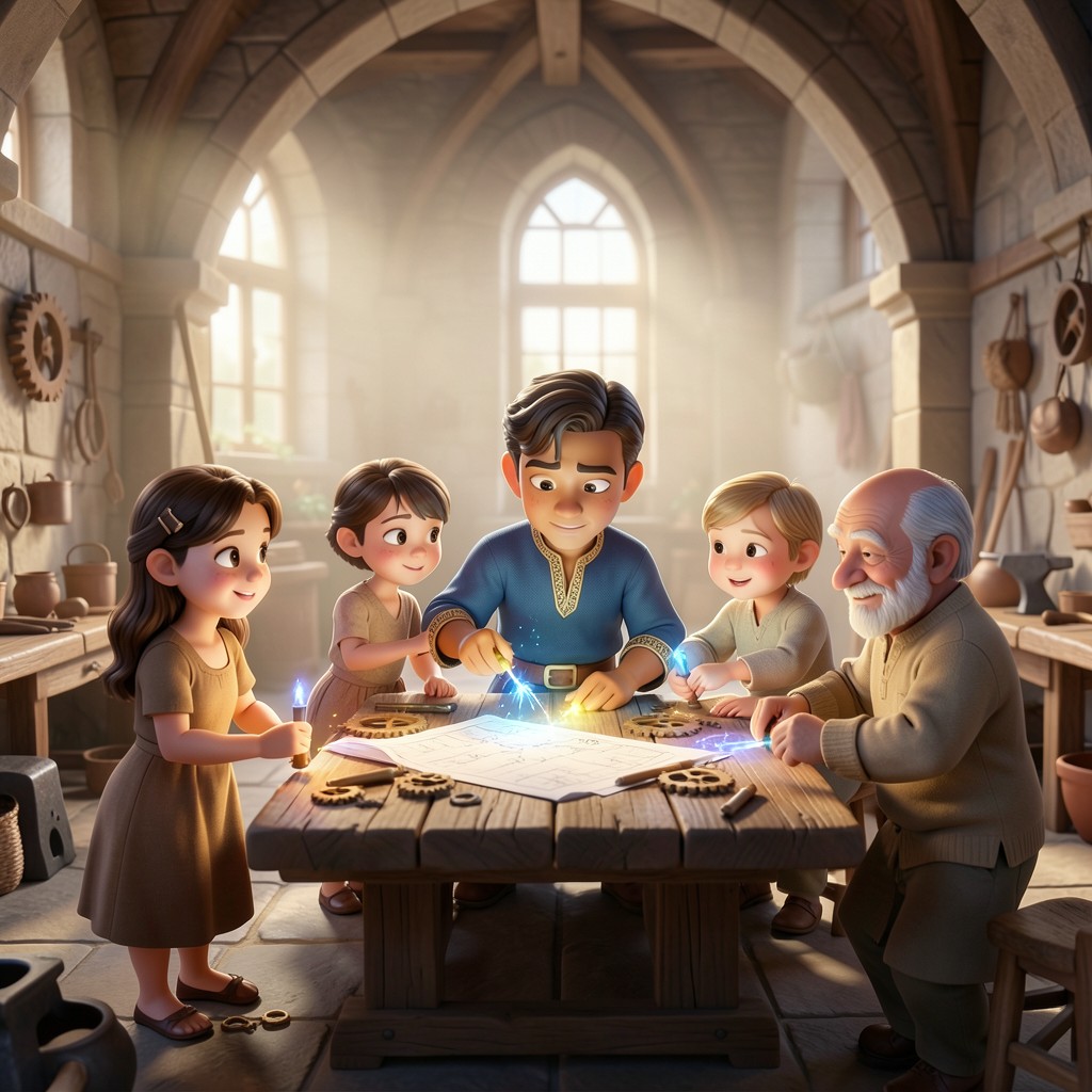 El Caballero Rodolfo y el Castillo del Saber Infinito - ilustración 1