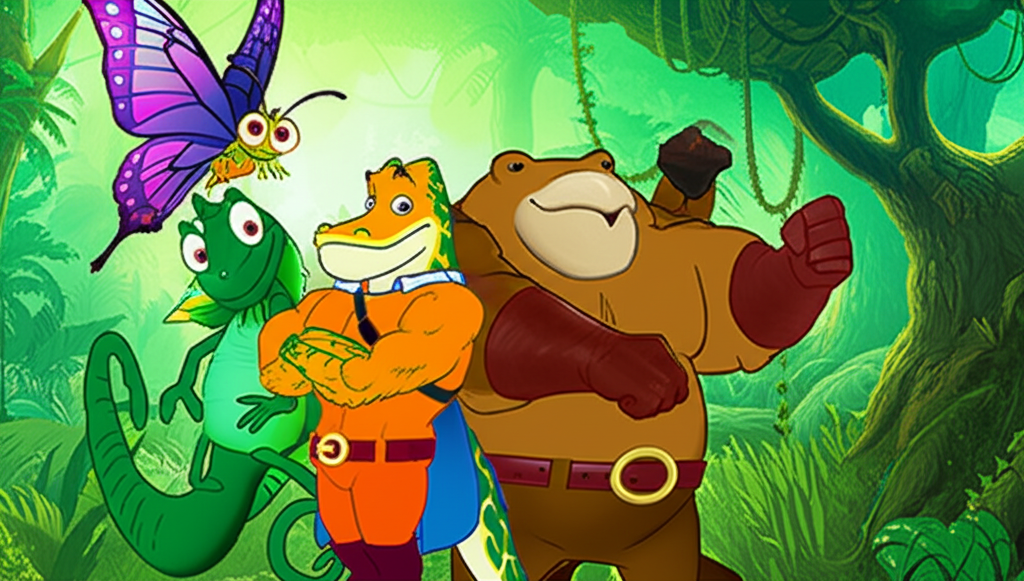 ¡El Pejelagarto, el Oso Hormiguero y el Camaleón Detectives!