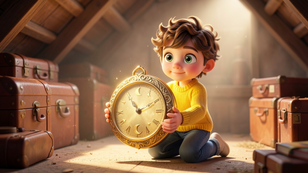 Lucas y el Reloj de los Recuerdos Brillantes