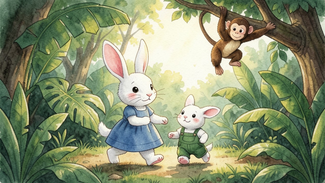 La Aventura en la Selva de Mamá Coneja