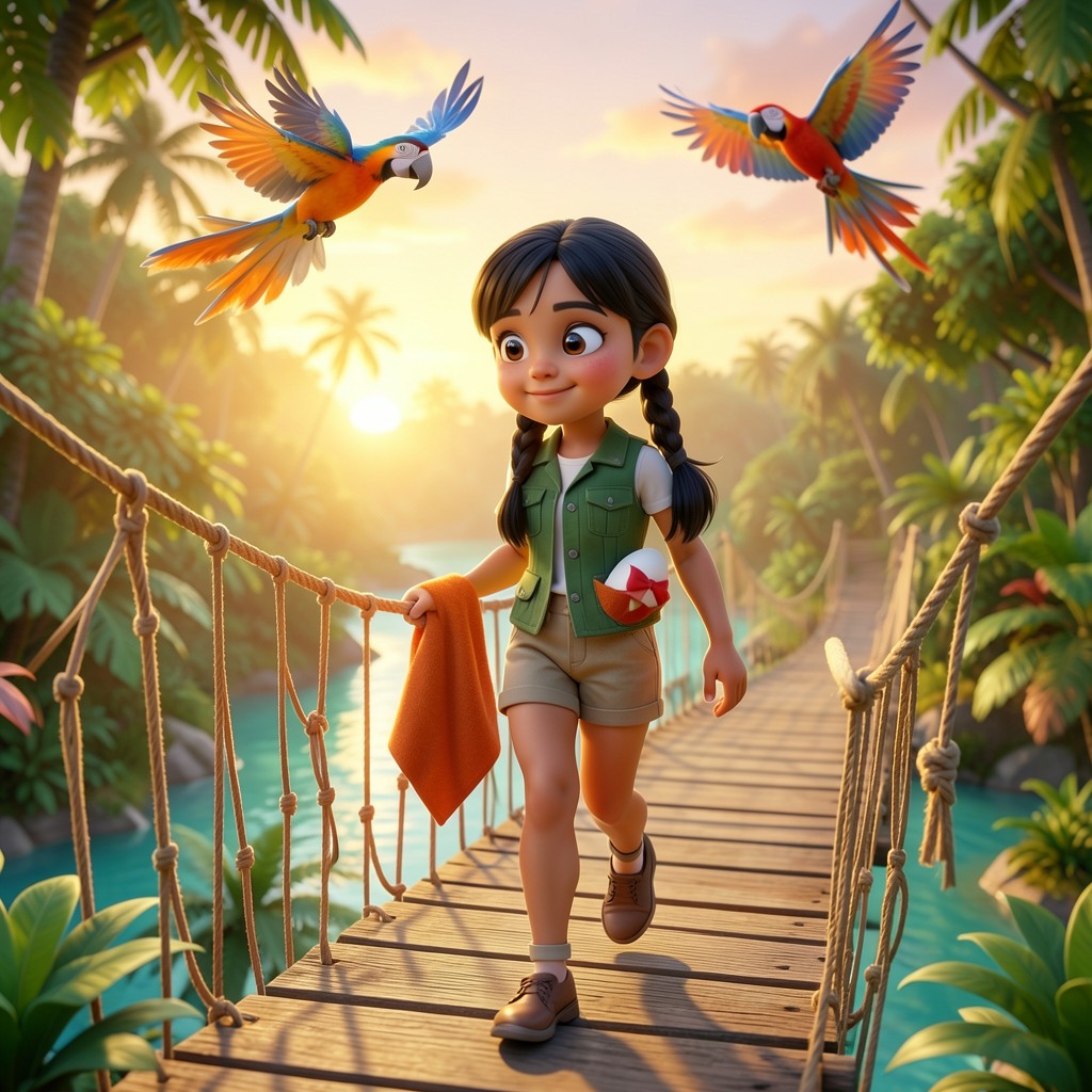Paky y el Latido de la Selva Esmeralda - ilustración 1