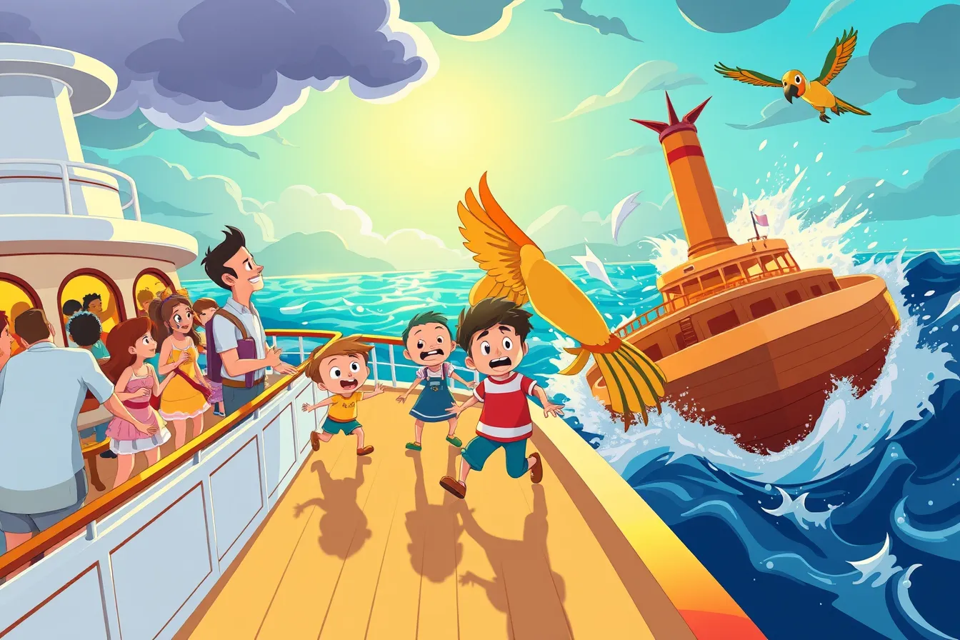 La Aventura de Horacio y sus Hijos en el Mar