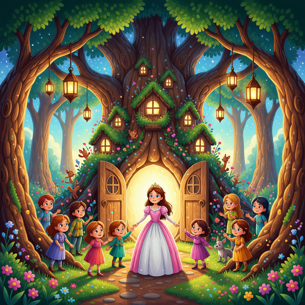 La Princesa Elara y el Bosque de los Susurros Plateados - ilustración 2