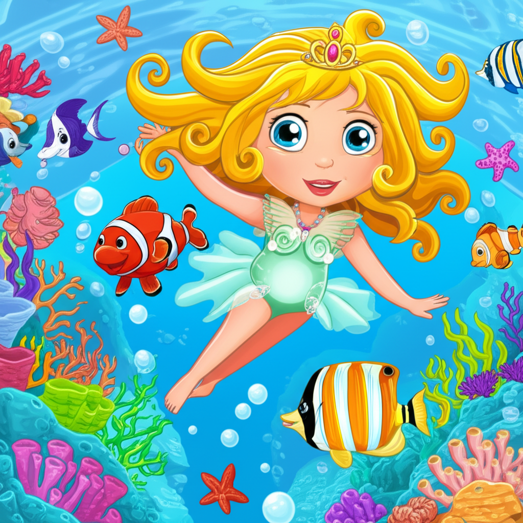 ¡La Princesa Perla y el Pulpo Púrpura del Mar Encantado!
