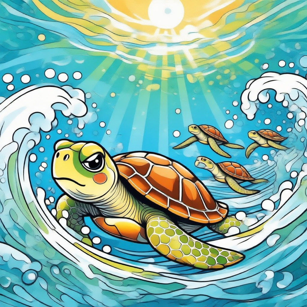 Tita, la Tortuguita de Corazón Valiente - ilustración 1