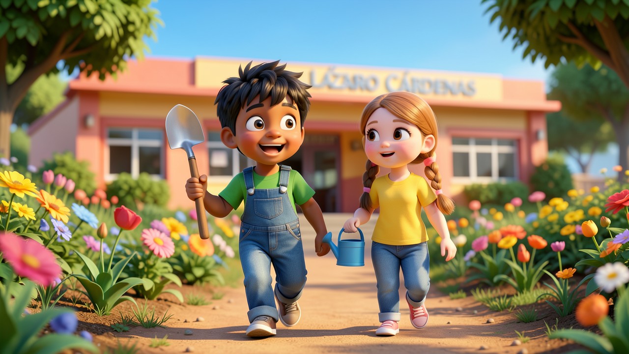 El Pequeño Paraíso de la Escuela Lázaro Cárdenas