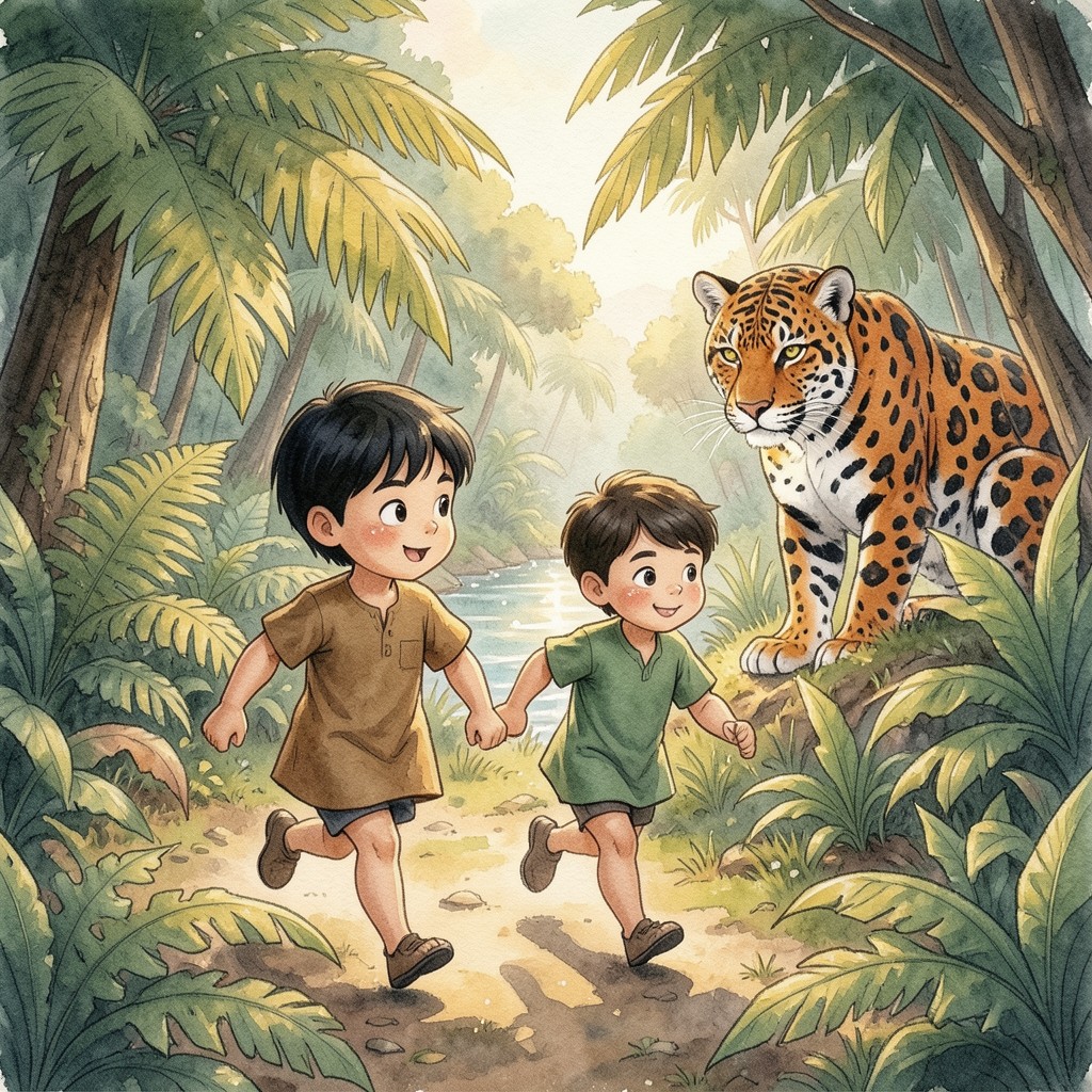 El Despertar de Bilu: Aventuras bajo el Sol de la Selva - ilustración 1