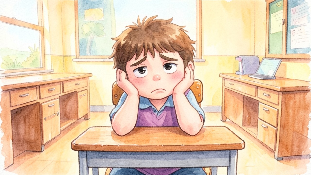 El niño que no quería ir a la escuela