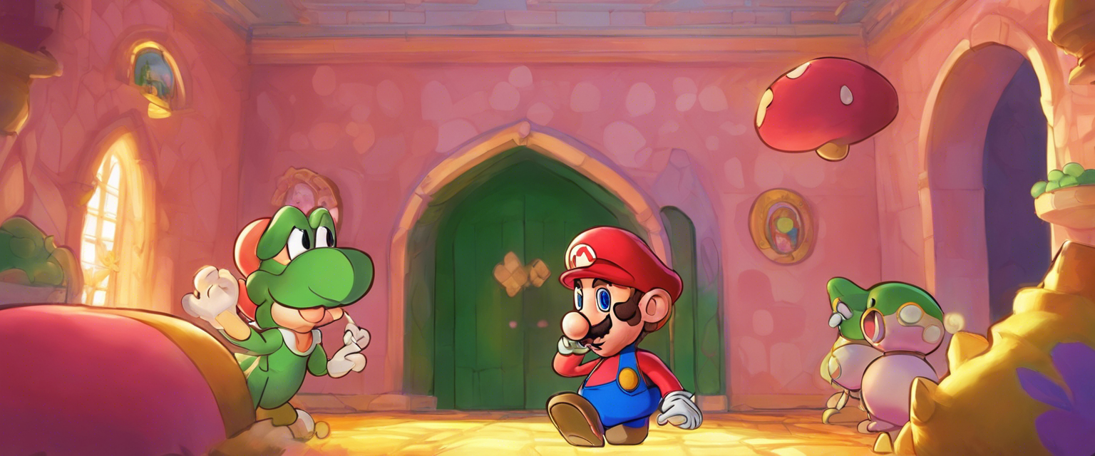 La misión floral de Mario y sus amigos