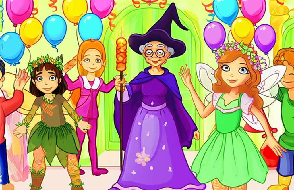 "¡La Fiesta de Disfraces Mágica de la Abuela Elena!"