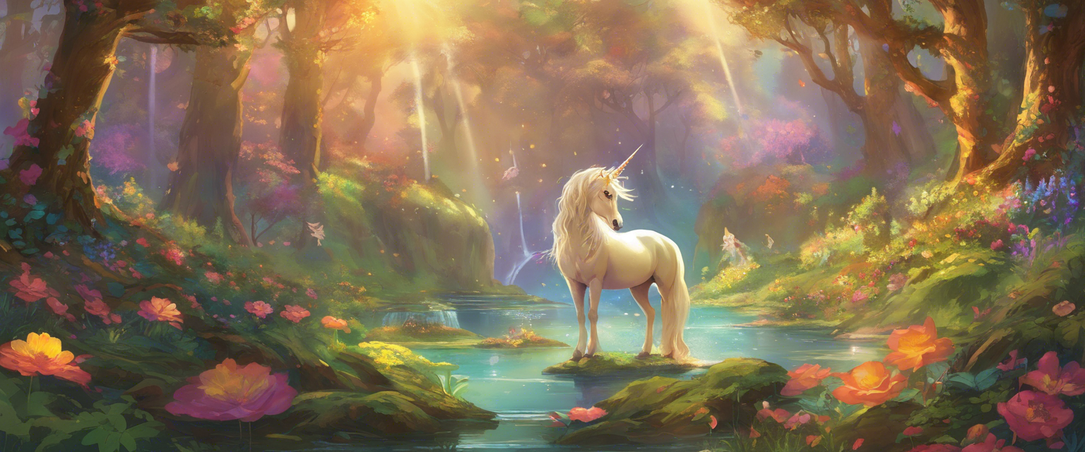 El verano mágico del unicornio en la cueva del lago