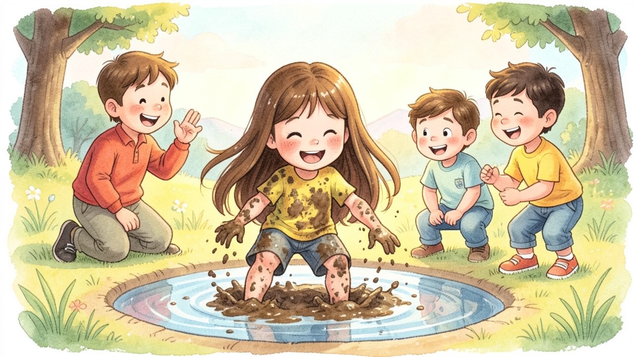 La Niña Distraída y los Accidentes Divertidos