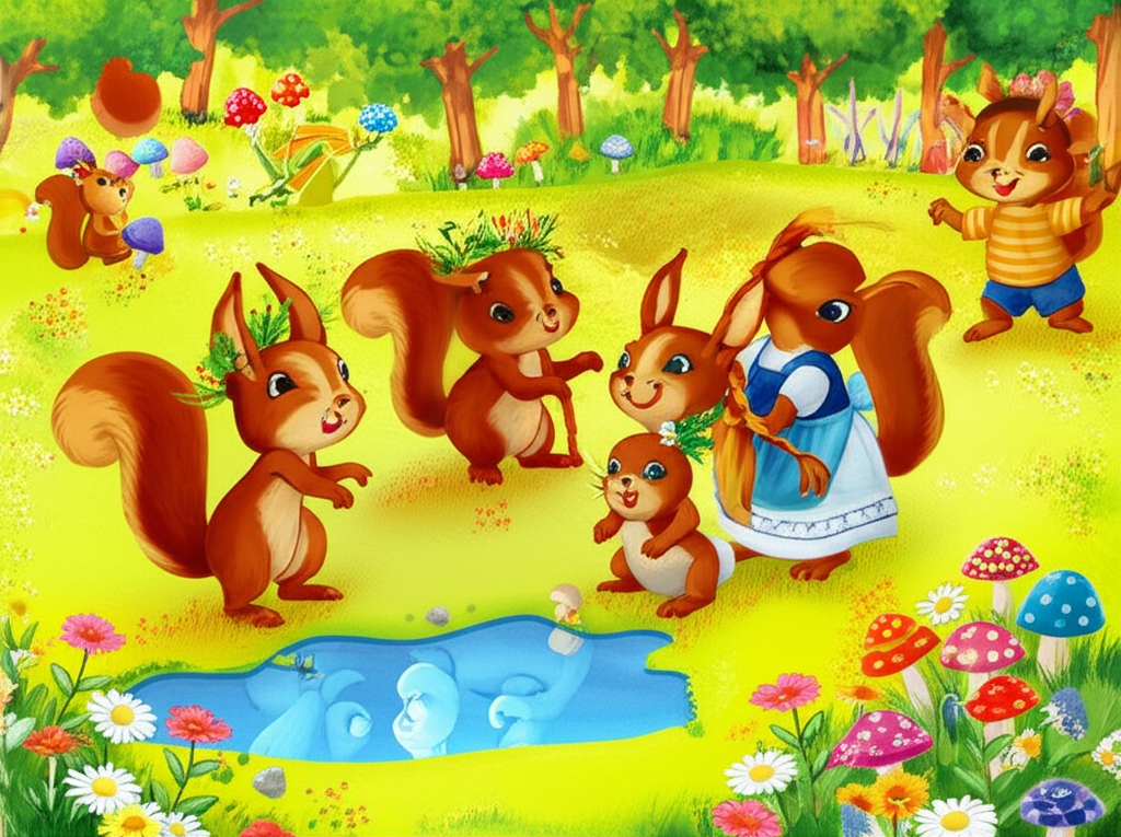 ¡Los Tres Talentos de la Familia Ardilla!