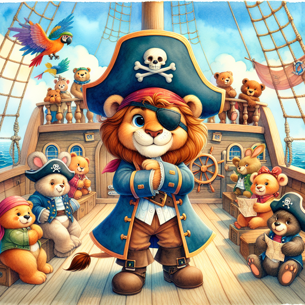 Leo, el León Pirata y el Tesoro de la Amistad