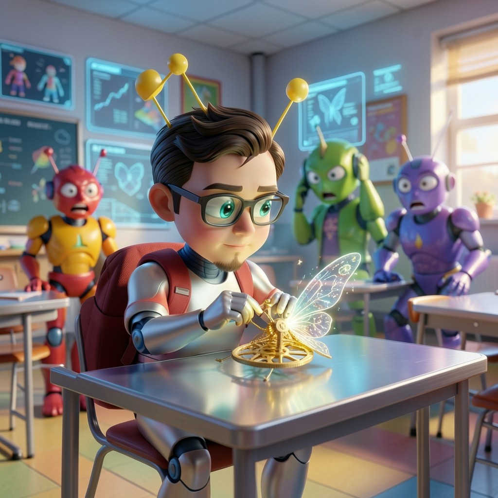 Sameed and the Quiet Spark of Gearbox Academy - illustration 1