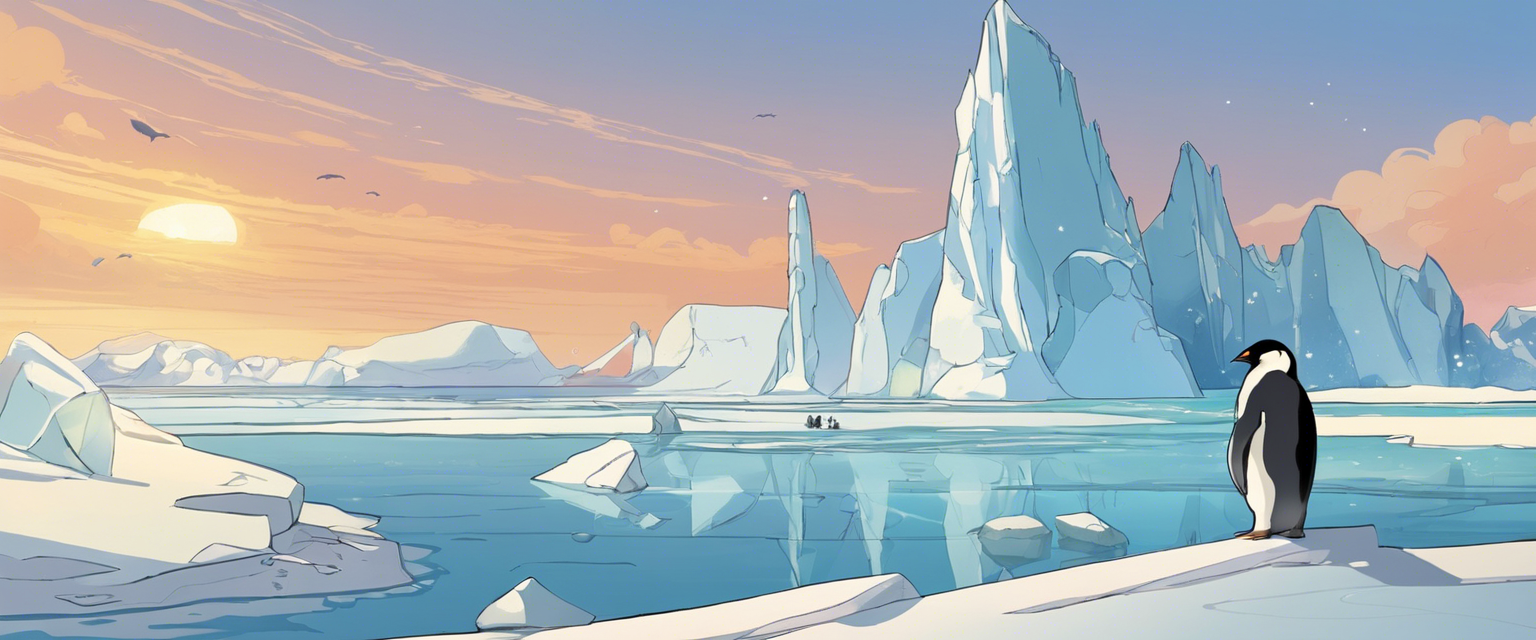 El viaje del pequeño pingüino