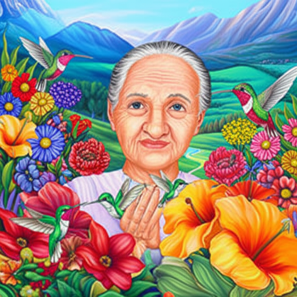 El Jardín Secreto de Doña Esperanza y los Colibríes de Dios