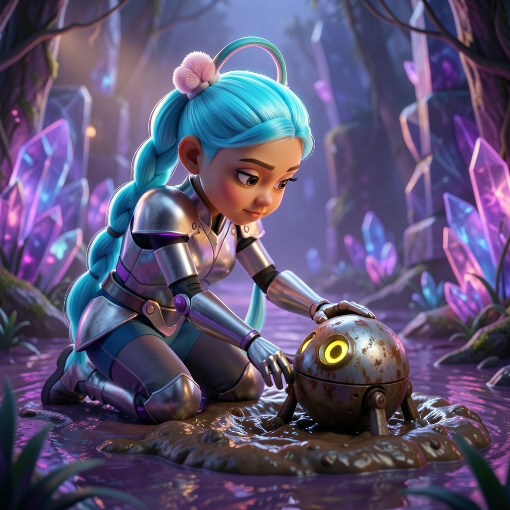 Lyra: La Guardiana del Brillo Estelar - ilustración 1