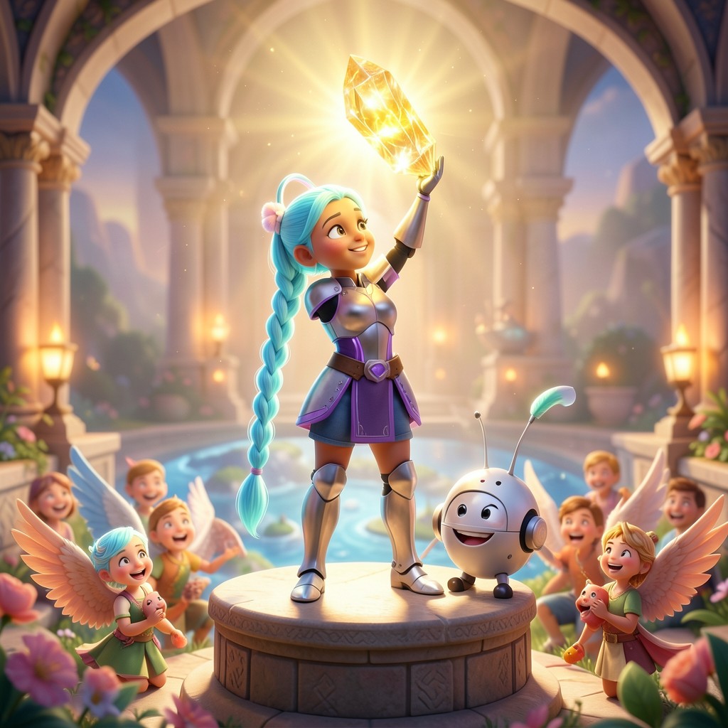 Lyra: La Guardiana del Brillo Estelar - ilustración 2