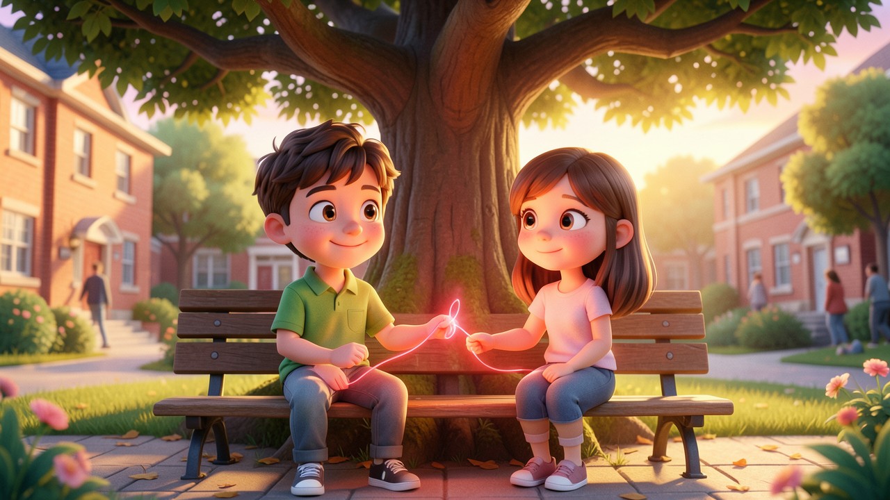 El Hilo Rojo: El Viaje de Mateo y Sofía