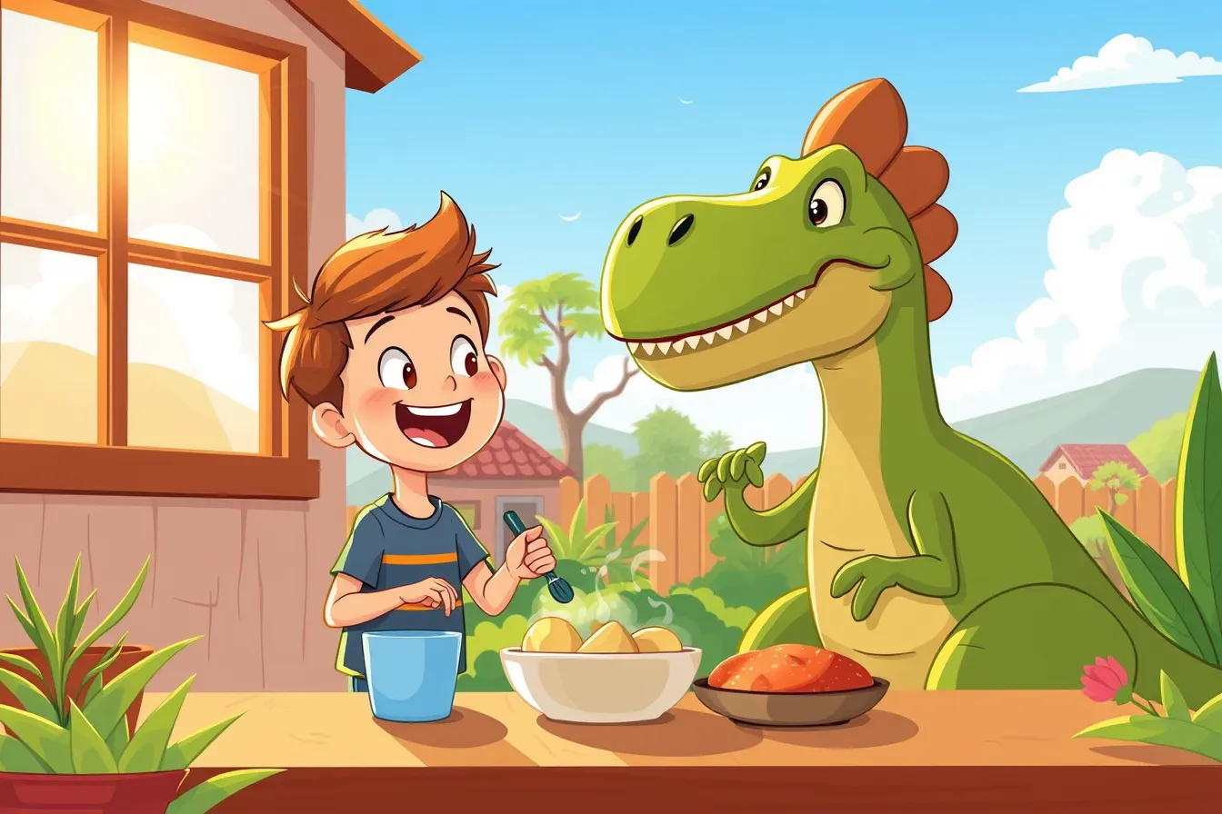 La Aventura de Jeremías y el Dinosaurio Banano