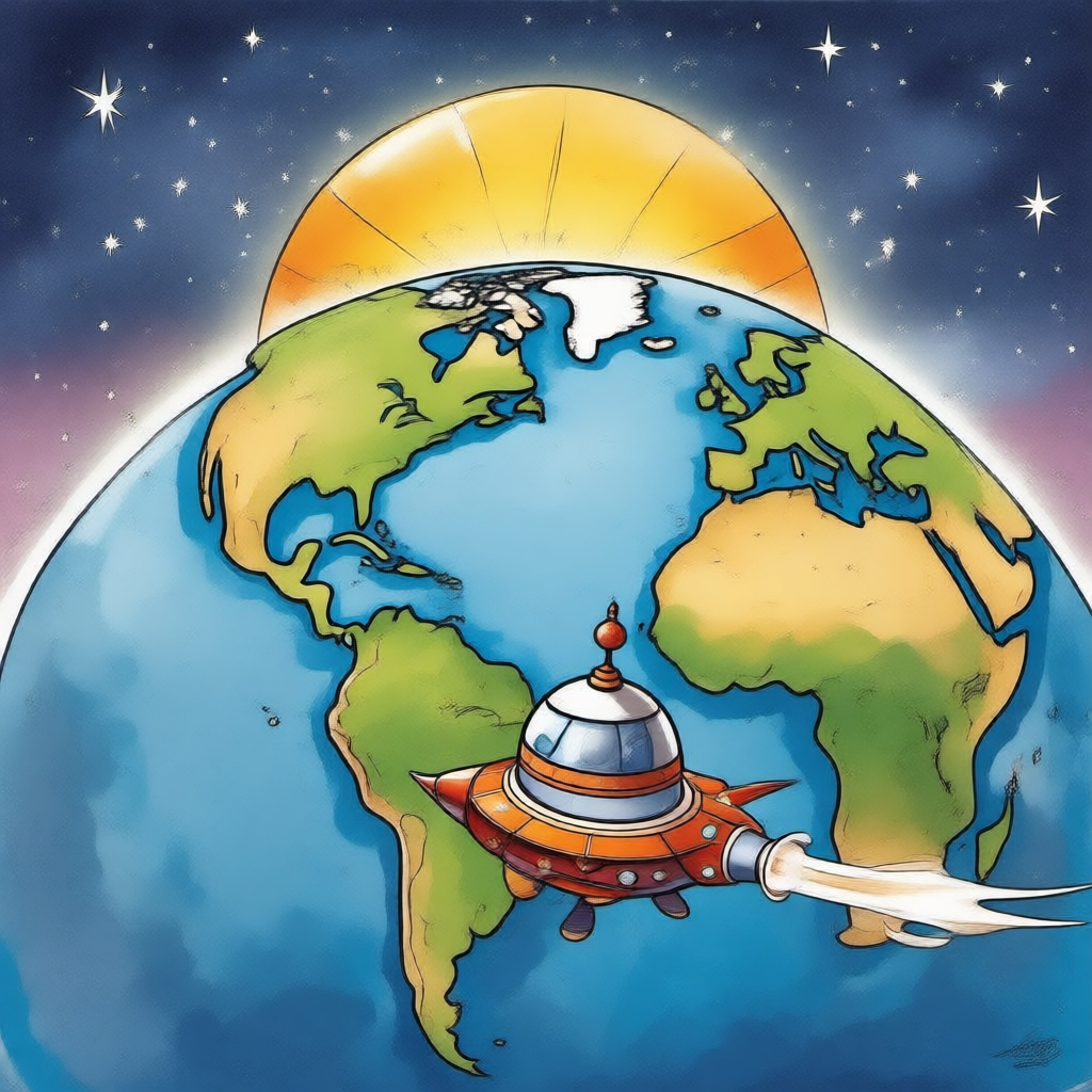 La Odisea Espacial de los Cinco Pequeños Exploradores - ilustración 2