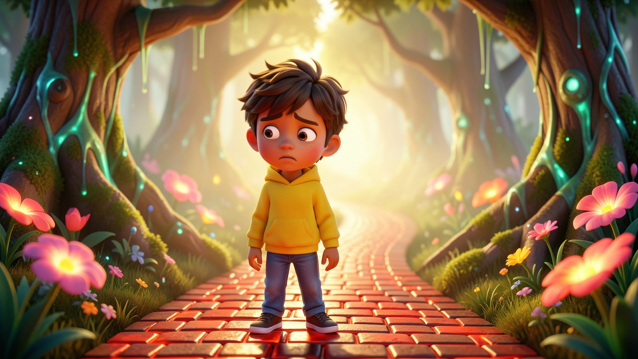 Mateo y el Sendero de los Latidos: El Secreto del Bosque Rojo