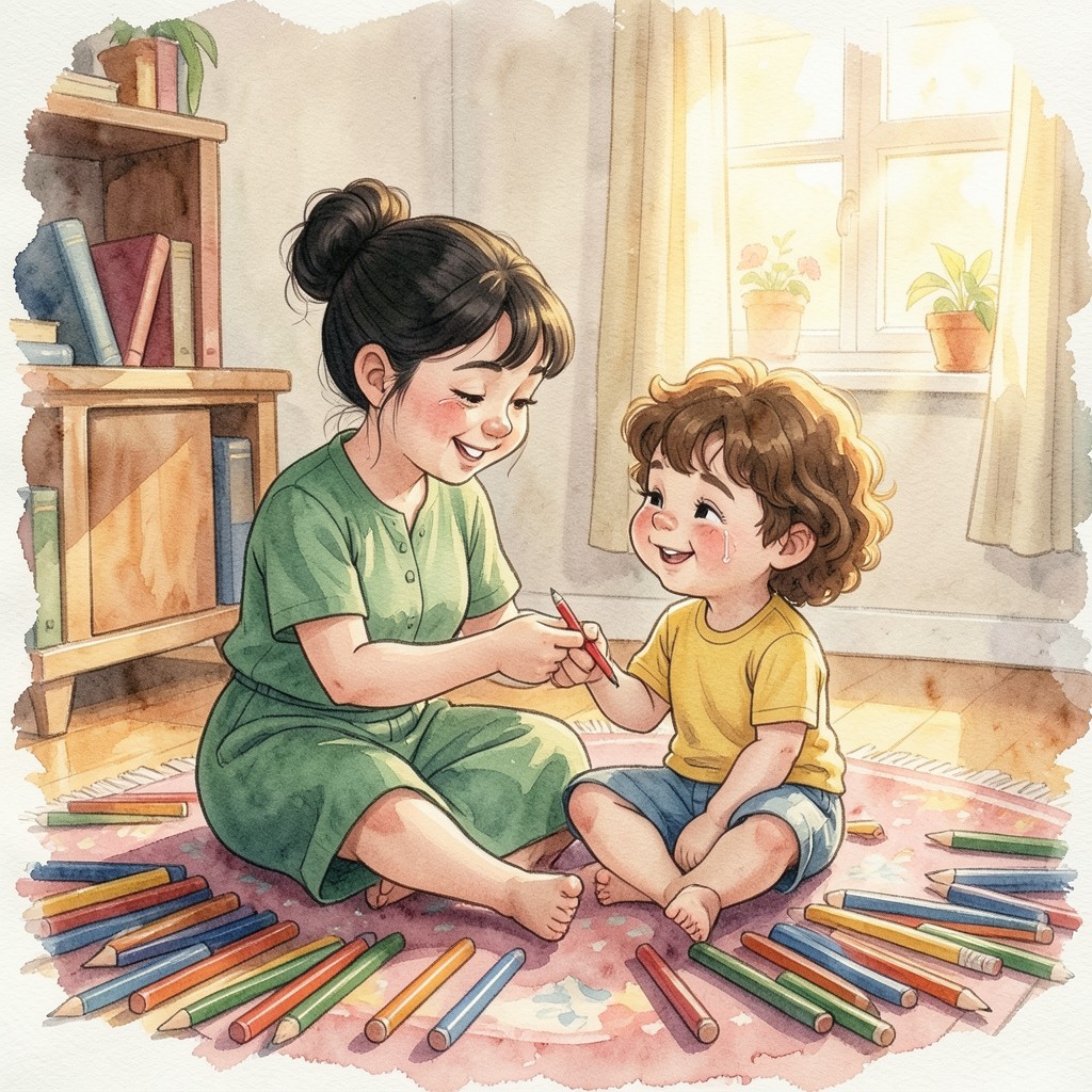 El Jardín de los Colores Mágicos - ilustración 1