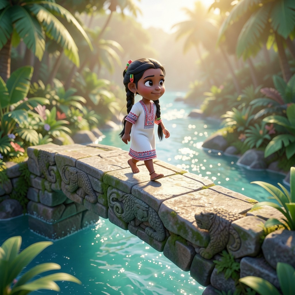 Ixchel y el Secreto de la Ceiba Sagrada - ilustración 1