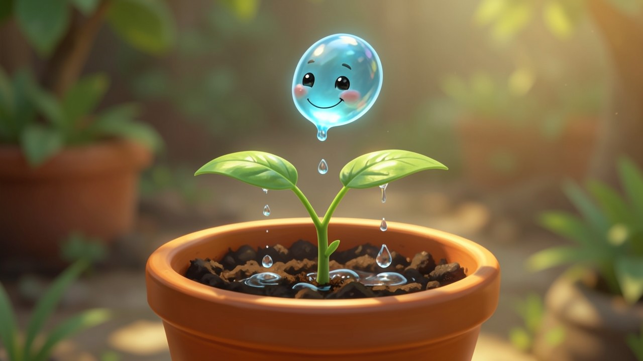 Había una vez una pequeña plantita llamada Lulú. 🌱