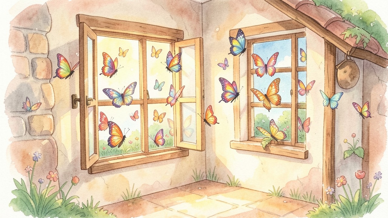 Las Mariposas Mágicas de Colores