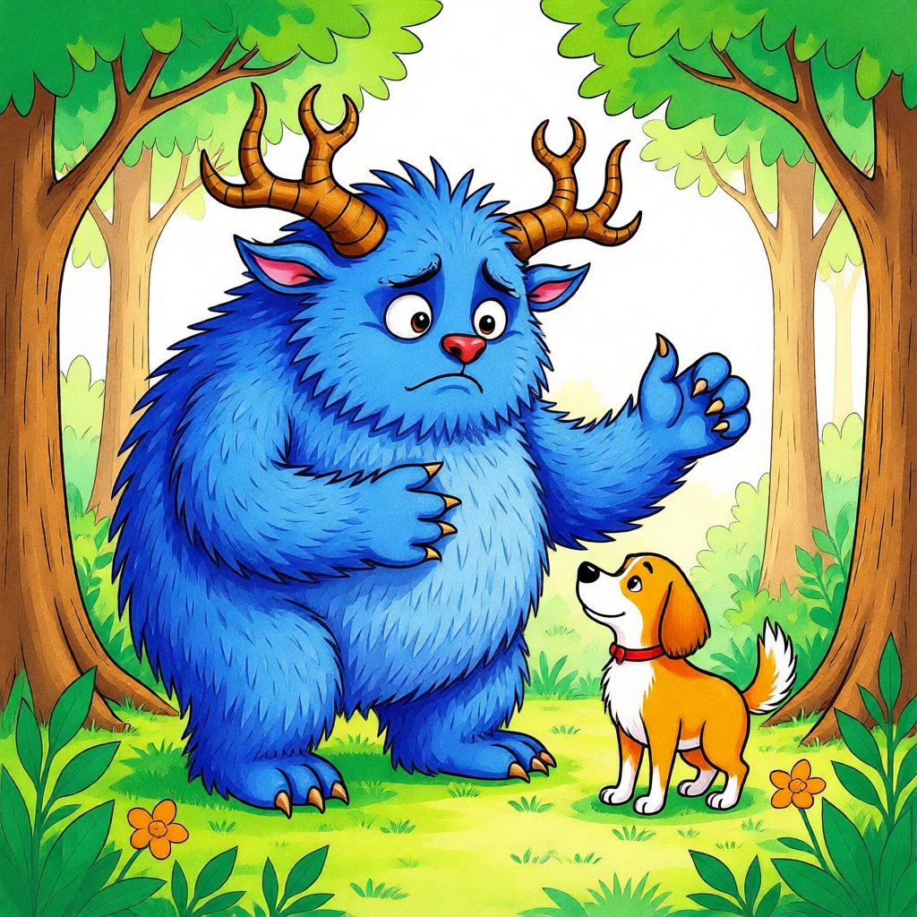Paçoca e o Mistério da Fera da Floresta dos Sussurros - ilustração 1