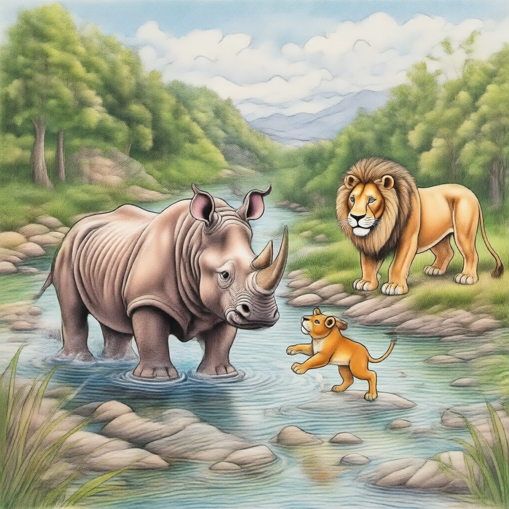 El Rugido de la Amistad: Una Expedición en la Sabana - illustration 1