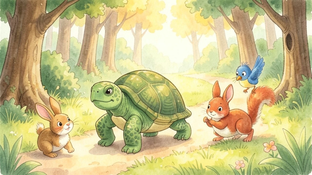 La tortuga paciente