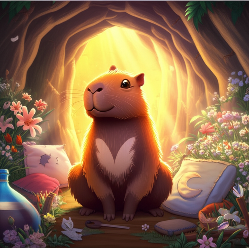 El Secreto de la Capibara Estrella y la Botella de los Sueños