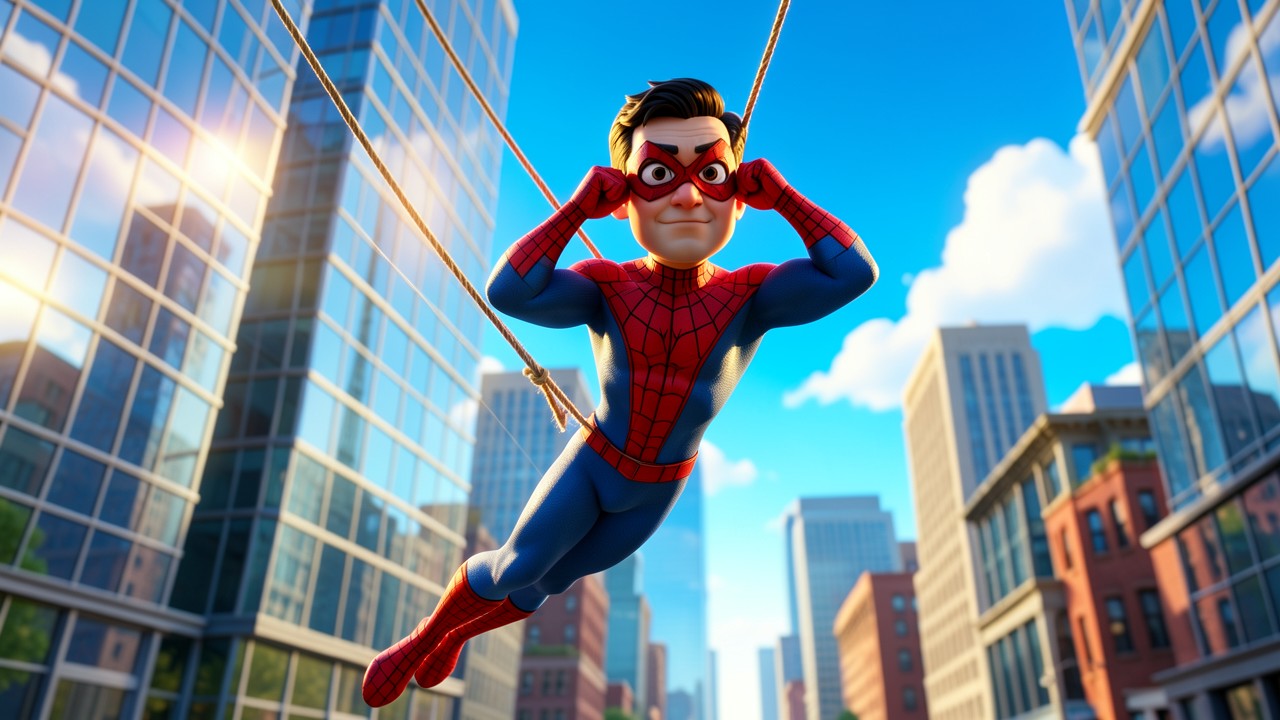 Spiderman y el Titán del Guante de Oro