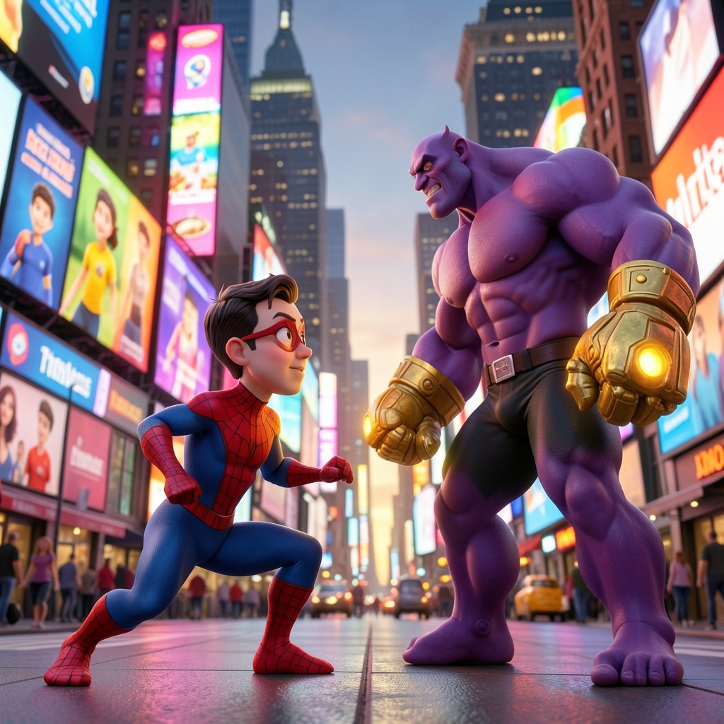 Spiderman y el Titán del Guante de Oro - ilustración 1
