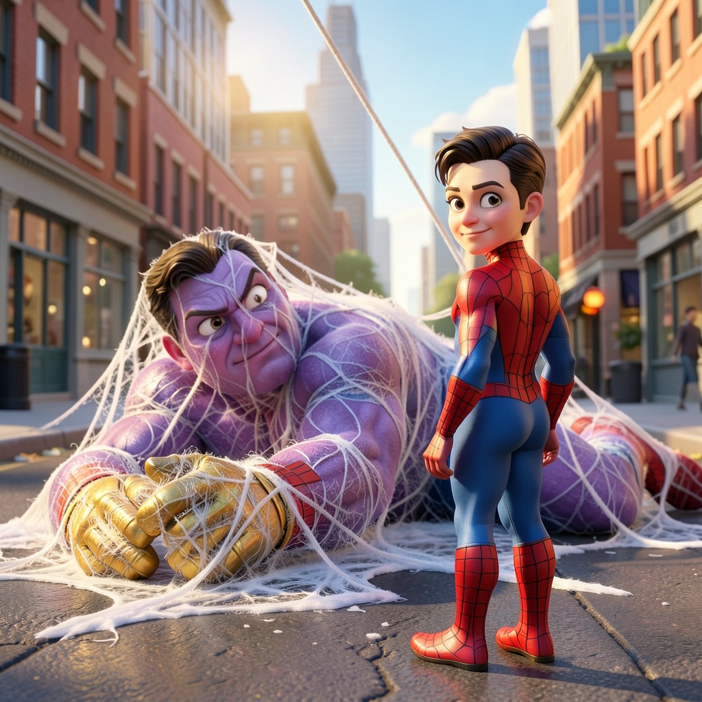 Spiderman y el Titán del Guante de Oro - ilustración 2