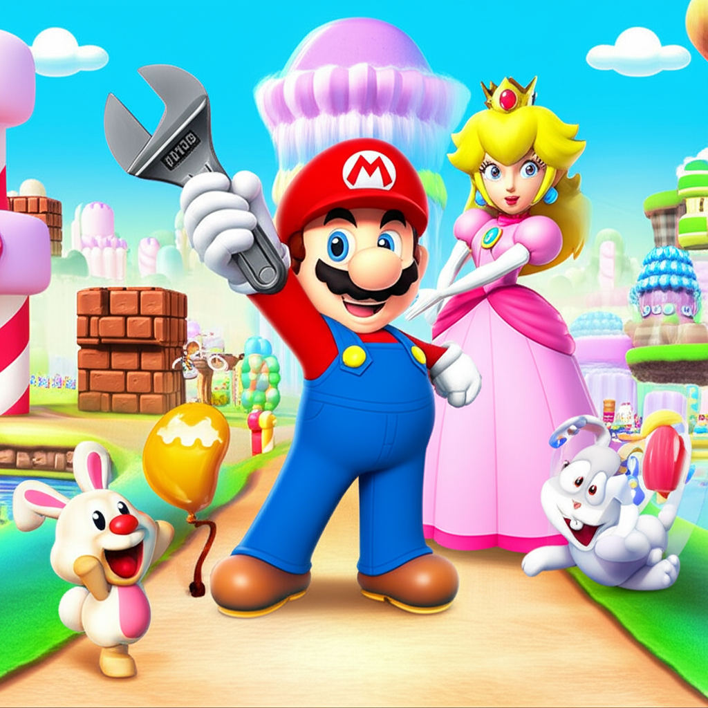 ¡Mario al Rescate de Pich: La Aventura en el Reino de las Tuberías!