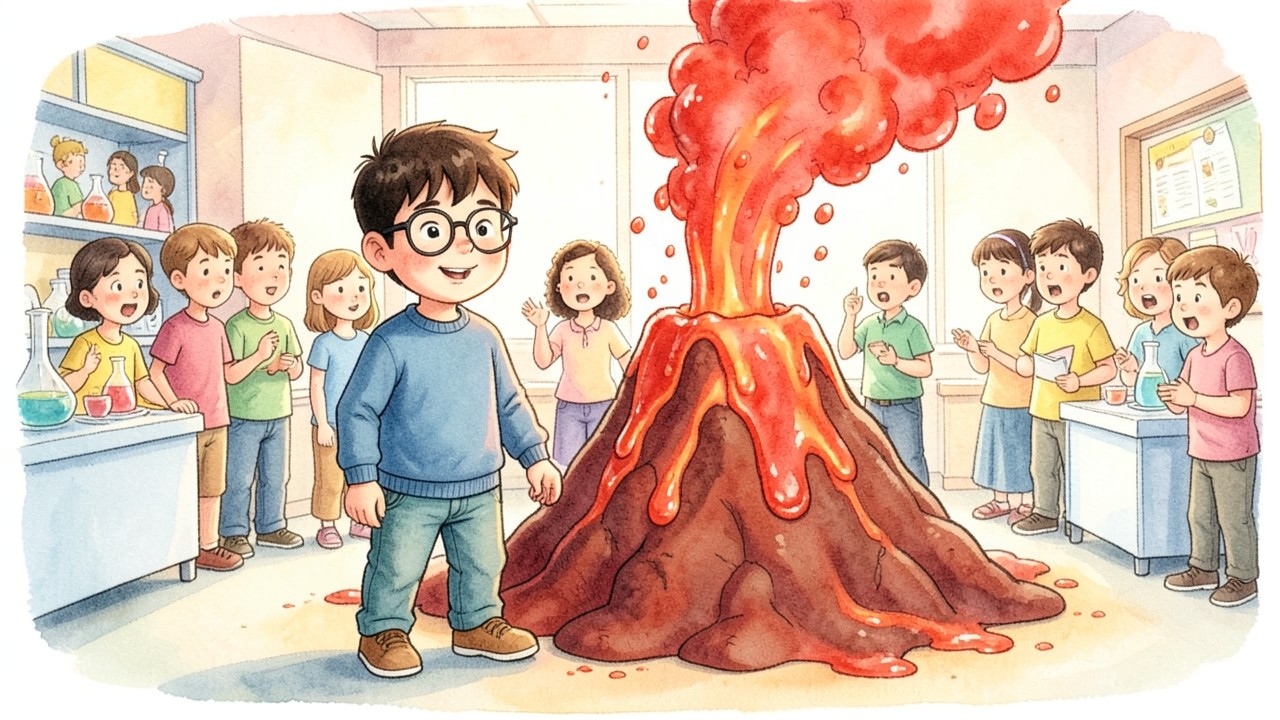 ¡El Gran Volcán Explosivo de Samuel!