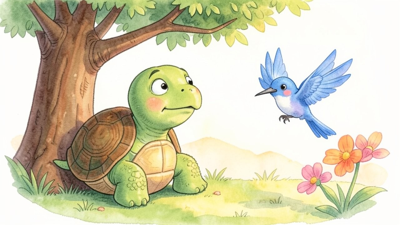 La tortuga y el colibrí