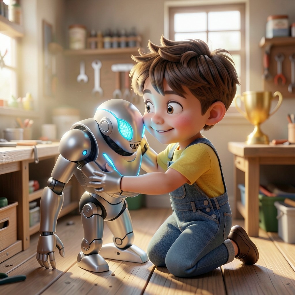 El Código del Corazón: Pablito y el Despertar de Tuercas - ilustración 2