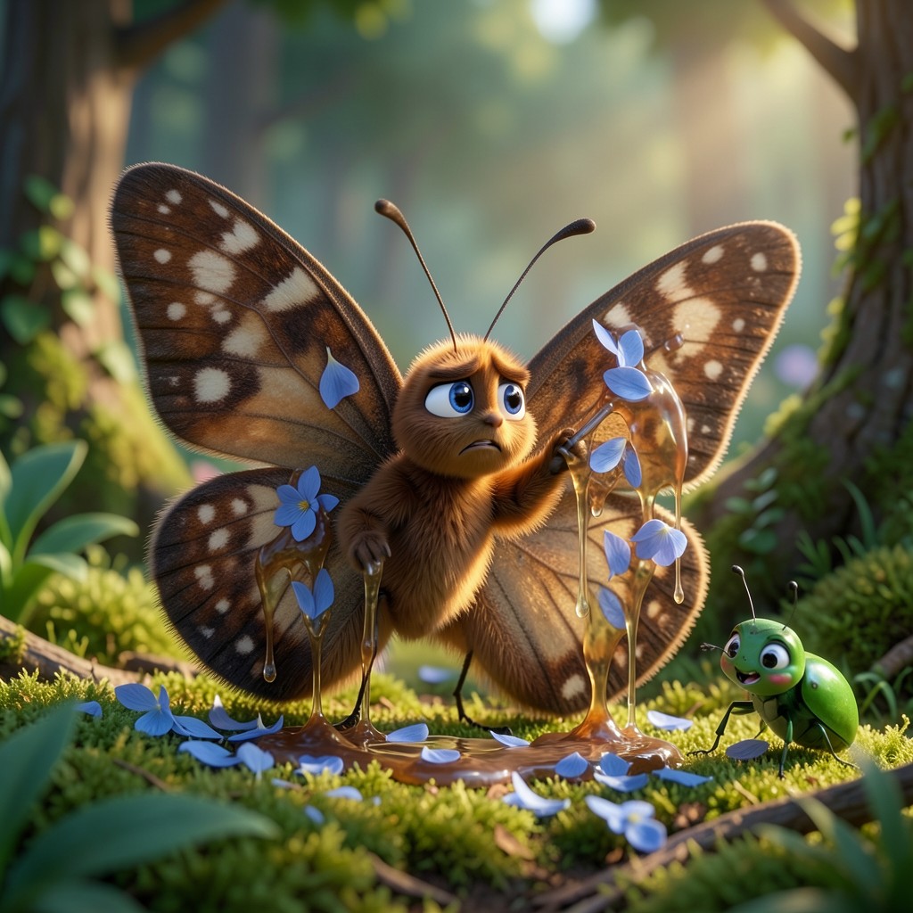 The Butterfly of Secret Shadows - illustration 1